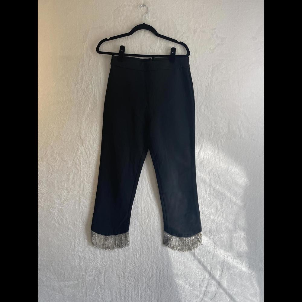 Alexis Cropped Black Pants